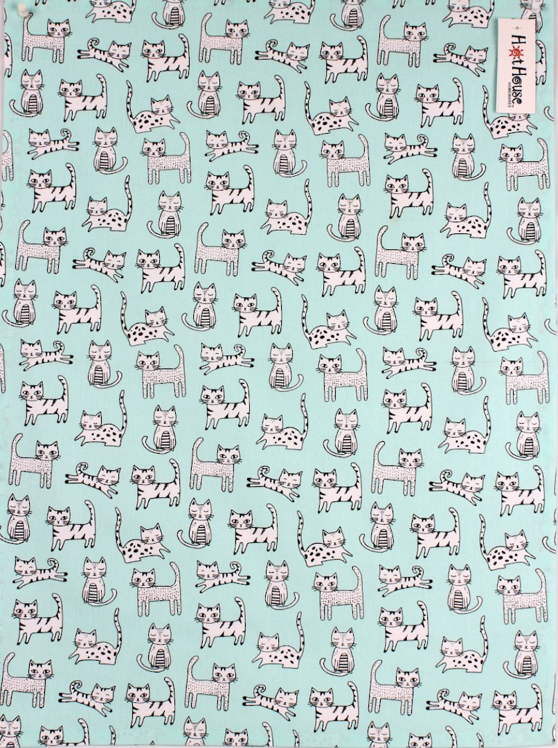 Kitty Cats tea towel  CODE ; TT-KIT image 0
